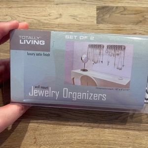 Totally Living Wall Mount Jewelry Organizer- Set of 2